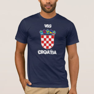 T-shirt Vis, Croatie avec armoiries