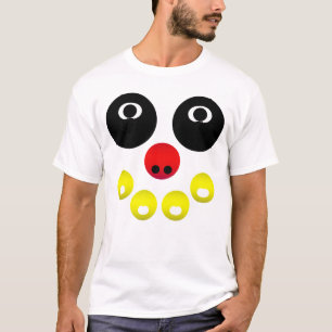 T-shirt Visage Abstrait Lumineux