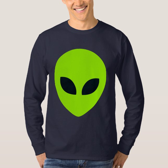T-SHIRT VISAGE ALIEN (Devant)