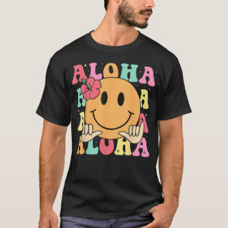 T-shirt Visage Aloha Joyeux