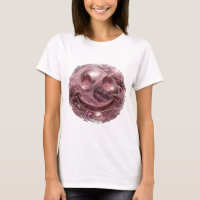 Visage Argent Souriant en Gras Design