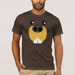 T-shirt Visage Bucky de castor