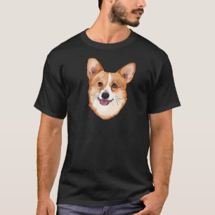 T-shirt Visage Corgi Corgi Premium