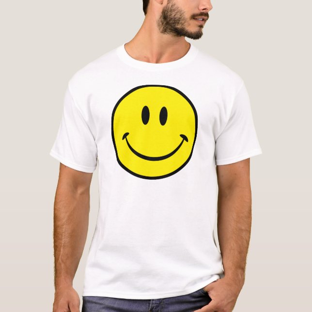 T-shirt Visage de bonheur (Devant)