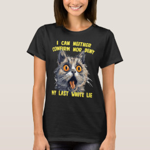 T-shirt Visage de chat drôle avec le dernier costume de me