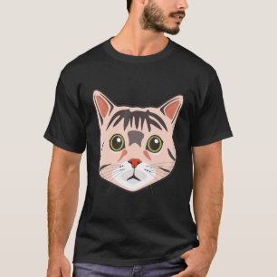 T-shirt Visage de chat drôle Meowdy Mignon Chat Mignon Mèm