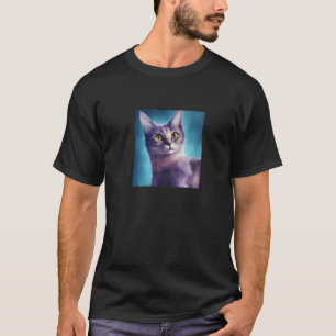 T-shirt Visage de Chat Mignon Chaton Douce Félin Féline Mi