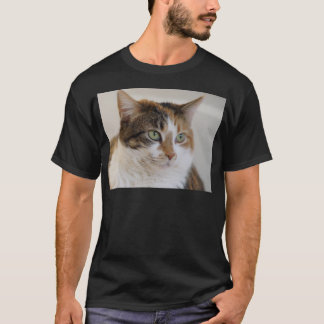T-shirt Visage de chat tigré de calicot