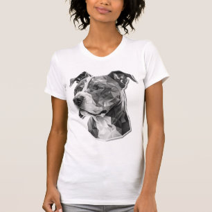 T-shirt Visage de chien Pitbull