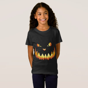 T-Shirt Visage de citrouille 4 pour Halloween