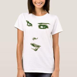 T-shirt visage de femme
