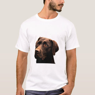 T-shirt visage de laboratoire de chocolat