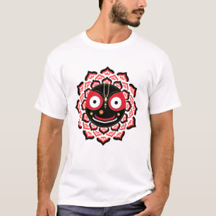 T-shirt Visage de Lord Jagannath Chakra Dieu hindou