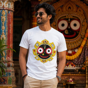 T-shirt Visage de Lord Jagannath Dieu hindou Spirituel