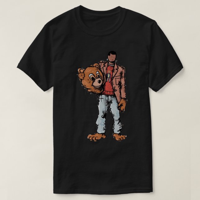 T-shirt visage de l'ours (Design devant)