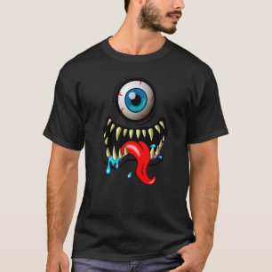 T-shirt Visage de monstre