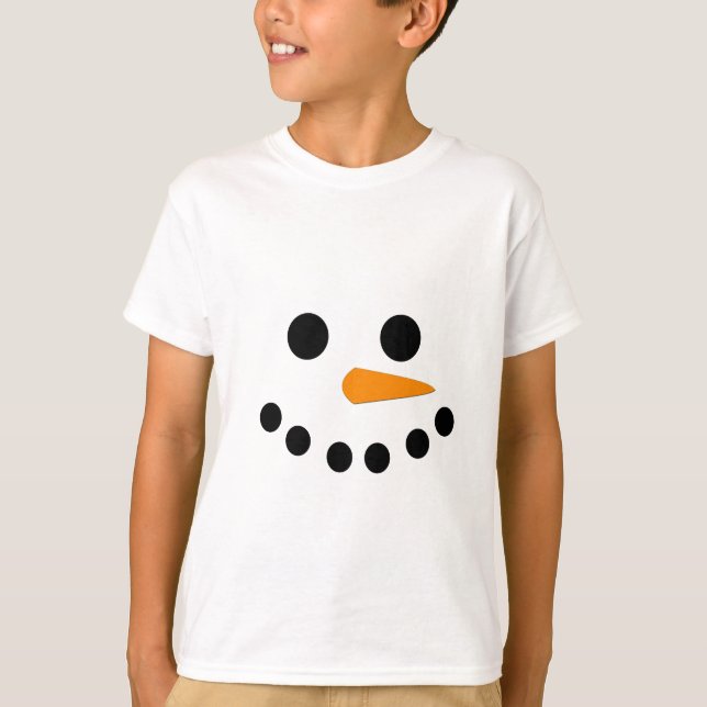 T-shirt Visage de neige (Devant)