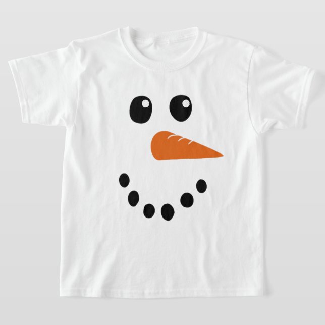 T-shirt Visage de neige (Poser)
