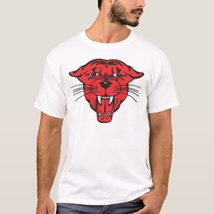 T-shirt VISAGE de PANTHÈRE, rouge 01