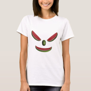 T-shirt Visage de pastèque souriant