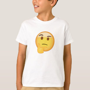 T-shirt Visage de pensée Emoji