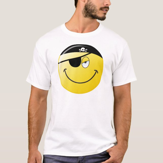 T-shirt Visage de pirate (Devant)