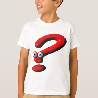 T-shirt Visage de point d'interrogation