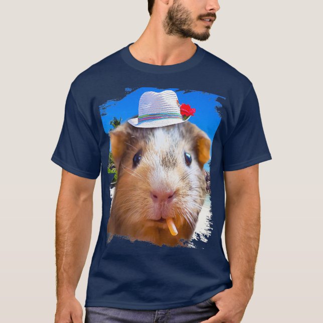 T-shirt Visage de porc de Guinée (Devant)