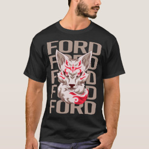T-shirt Visage de renard - Nom Ford