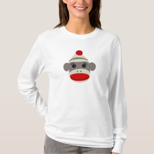 T-shirt Visage de singe de chaussette