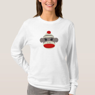 T-shirt Visage de singe de chaussette