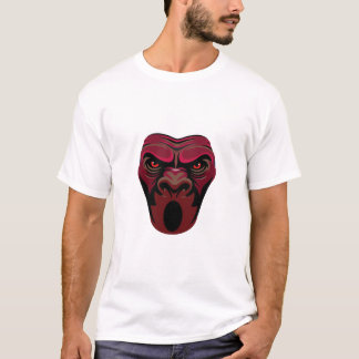 T-shirt Visage de singe en colère