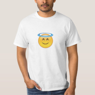 T-shirt Visage de sourire avec le halo Emoji