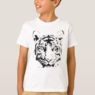 T-shirt Visage de tigre sans peur - Année chinoise du tig