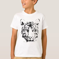 Visage de tigre sans peur - Année chinoise du tigr