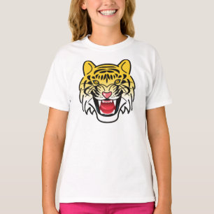T-shirt Visage de Tigre Souriant Art-21876