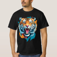 Visage de tigre torride