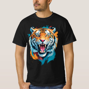 T-shirt Visage de tigre torride