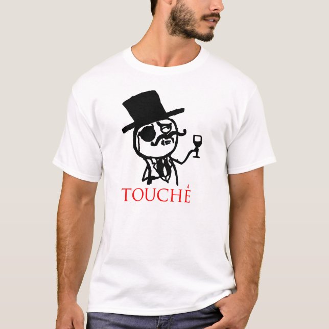 T-shirt Visage de touche de meme de RAGE (Devant)