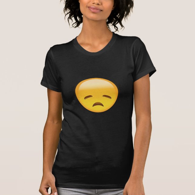 T-shirt Visage déçu Emoji (Devant)