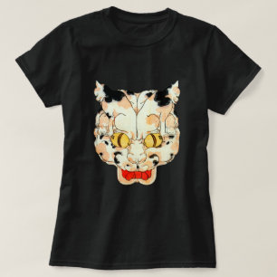 T-shirt Visage du chat, Utagawa Yoshifuji, Ukiyo-e