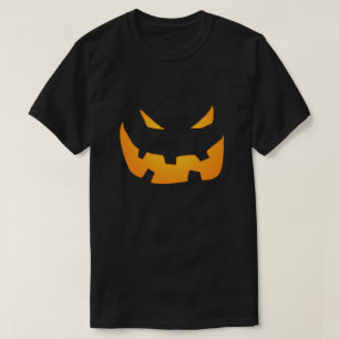 T-shirt Visage du Citrouille Halloween