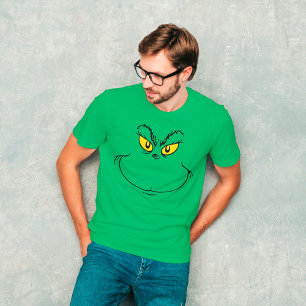 T-shirt Visage du Dr. Grinch qui vole Noël