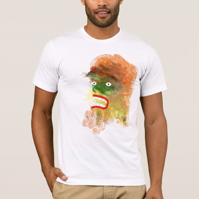 T-shirt Visage fou (Devant)