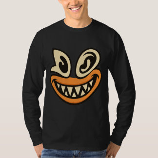 T-shirt Visage Fou avec Grand Sourire – Tee-shirt Graphiqu