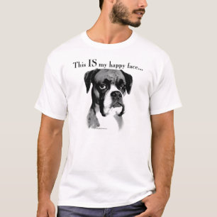 T-shirt Visage heureux de boxeur