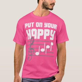 T-shirt Visage - Leçons de piano drôles Joueur de piano T
