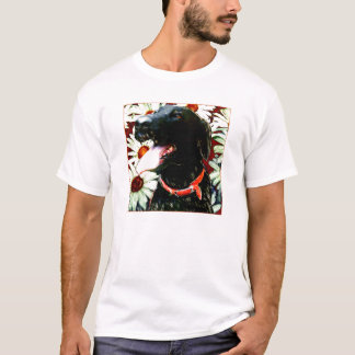 T-SHIRT VISAGE NOIR HEUREUX DE LABORATOIRE