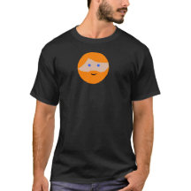Visage orange de barbe