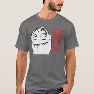 T-shirt Visage riant Meme comique de rage de PFFTCH